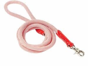 NEW HARRY BARKER walkin' the dog rope leash in red